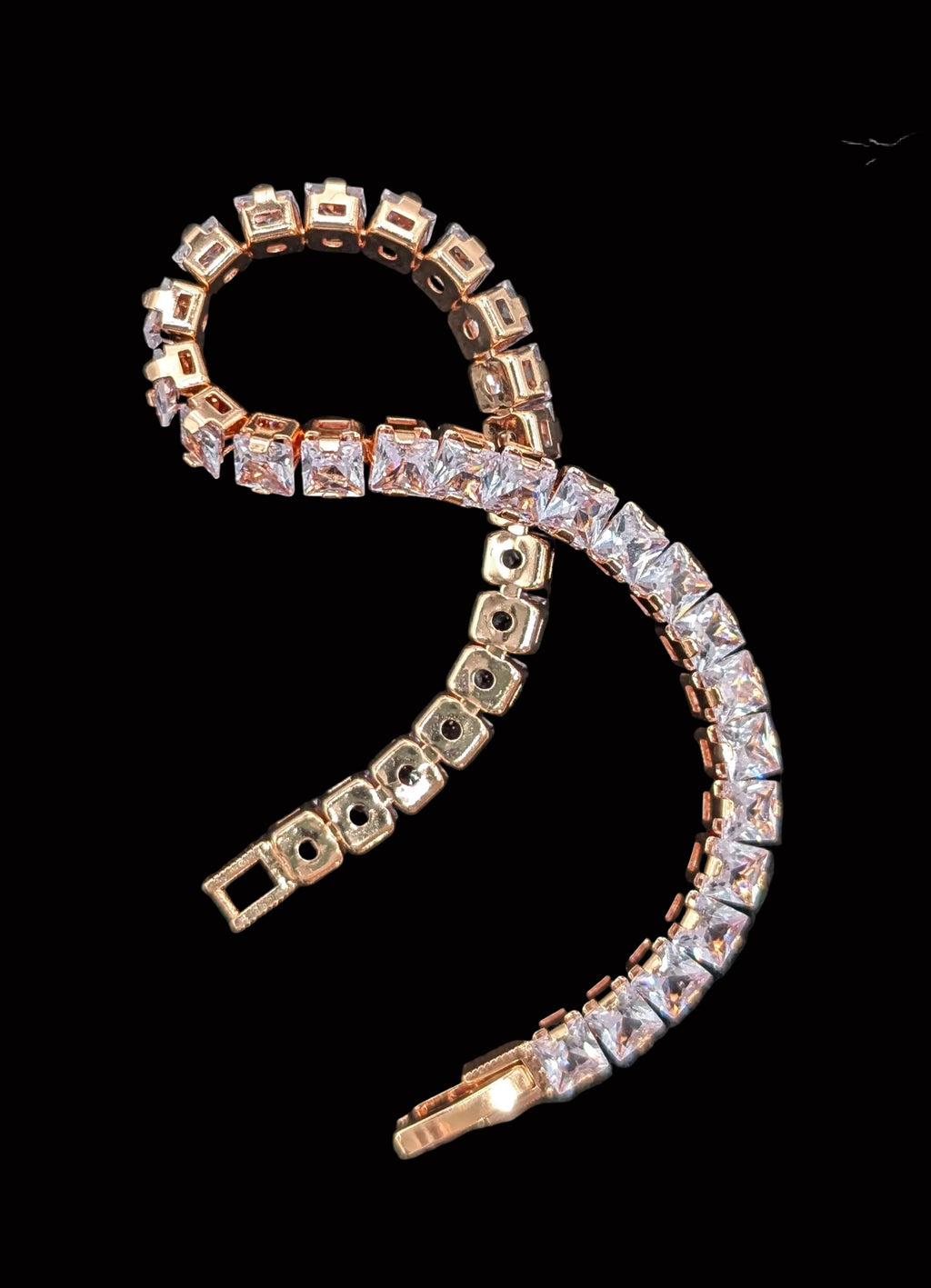 Lab Created Clear 5mm Tennis Moissanite Bracelet Hypoallergenic Bracelets – Gifts For Birthdays, Anniversary, Wedding, Prom, Christmas, Engagement