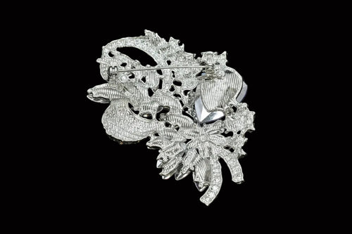 Blue Sapphire Bloom Statement Brooch– Gifts For Birthdays, Anniversary, Wedding, Prom, Christmas, Engagement